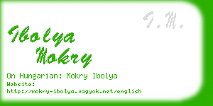 ibolya mokry business card